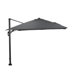 Garden Impressions Zweefparasol Hawaii Deluxe 300x300 - Donker Grijs