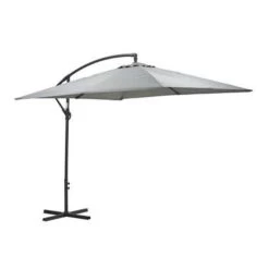 Garden Impressions Corfu Parasol 250x250 - Donker Grijs - Licht Grijs