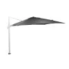 Garden Impressions Hawaii Big Pole Parasol 350x350 - Wit - D. Grijs -Buitenparasols Winkel 1853200955
