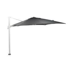 Garden Impressions Hawaii Big Pole Parasol 350x350 - Wit - D. Grijs