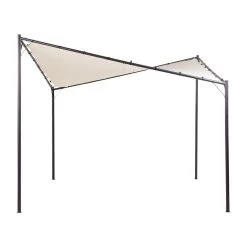 Beliani Tuinpaviljoen AVENTINE - Beige Polyester, Staal 9 Beliani Tuinpaviljoen AVENTINE - Beige Polyester, Staal -Buitenparasols Winkel 1879a238b5c94cfcae6d074885f81076