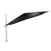 Garden Impressions Hawaii King Pole 400x400 - Mat Wit - Zwart -Buitenparasols Winkel 1934167048