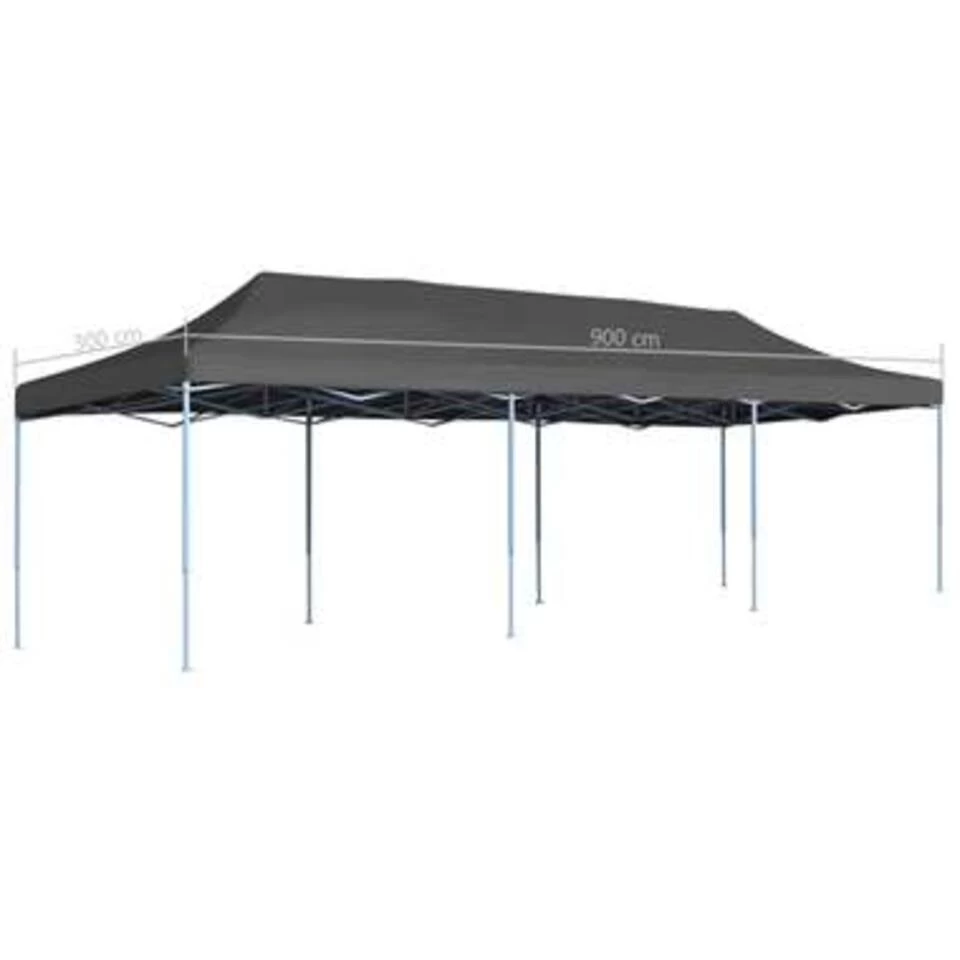 VidaXL Vouwtent Pop-up 3x9 M Antraciet 6 VidaXL Vouwtent Pop-up 3x9 M Antraciet - Afbeelding 4