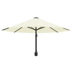 VidaXL Wandparasol Met Metalen Paal 300 Cm Zandkleurig -Buitenparasols Winkel 3097d97061314aff83d39a3da926b9fa