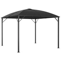 VidaXL Prieel Met Gordijnen 300x300x265 Cm Antraciet -Buitenparasols Winkel 30d11c28fc9b4ca2b7de6d3584d95732