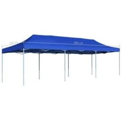 VidaXL Vouwtent Pop-up 3x9 M Blauw -Buitenparasols Winkel 38ee86d7327f4c2597eaa72dd4b2bee2