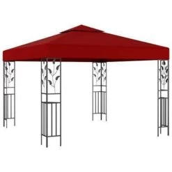 VidaXL Prieel 3x3 M Wijnrood -Buitenparasols Winkel 46eb3aefe85e4c95a41383e9e8a8286f