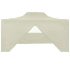 VidaXL Partytent Met 4 Zijwanden Inklapbaar 3x4 M Staal Crème -Buitenparasols Winkel 4a6439b55eda4a739d63f9332674069e