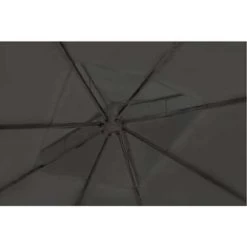 VidaXL Prieel Met Dak 3x3 M Donkergrijs -Buitenparasols Winkel 52f50c1b04e34e85b35e3c5028fb8678