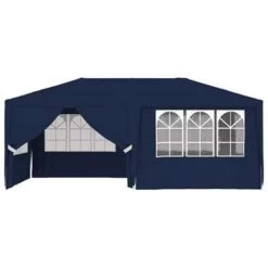 VidaXL Partytent Met Zijwanden Professioneel 90 G/m² 4x6 M Blauw -Buitenparasols Winkel 5b06983d69eb47858e931a085da8810d