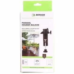 Benson Parasolvoet - Voor Balkon - Zwart - Metaal - 15,5 Cm -Buitenparasols Winkel 6481b66e68b643bb9c562bbbd4dc3f72