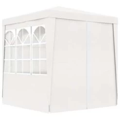 VidaXL Partytent Met Zijwanden Professioneel 90 G/m² 2x2 M Wit -Buitenparasols Winkel 66f7c31357c0478daa187041d3486013
