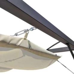 VidaXL Tuinpaviljoen Met Inschuifbaar Dak -Buitenparasols Winkel 686c8d12220947d7b540ab4544bd4389