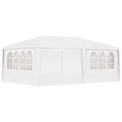VidaXL Partytent Met Zijwanden Professioneel 90 G/m² 4x6 M Wit -Buitenparasols Winkel 6a3167d421604a01bc542e35275ead7e