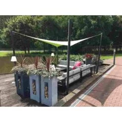 Nesling Coolfit Schaduwdoek 5x5x5 Meter - Gebroken Wit -Buitenparasols Winkel 81003819 0101