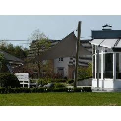 Nesling Dreamsail Schaduwdoek 5x5x5 Meter - Grijs -Buitenparasols Winkel 81003840 9050