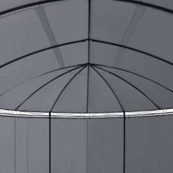 VidaXL Prieel Met Gordijnen 520x349x255 Cm Antracietkleurig -Buitenparasols Winkel 8f29322eb2494ff393634299f0694c0c