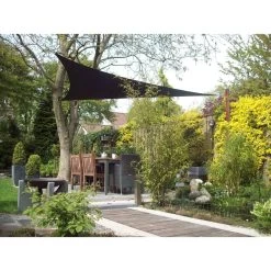 Sunfighters 90 Graden Driehoek 3x3x4,2 Zwart -Buitenparasols Winkel 962d28e629424d169f16baa1c59f37e1
