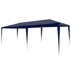 VidaXL Partytent 3x6 M PE Blauw -Buitenparasols Winkel a5525670cd424dfb8790c71907e03fa2