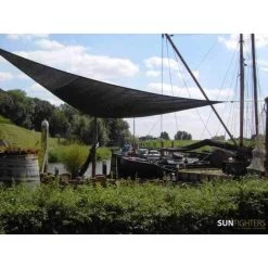 Sunfighters 90 Graden Driehoek 3x3x4,2 Zwart -Buitenparasols Winkel bc71b6deeab049ca908c4e70205c1ad7