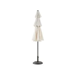 Beliani Marktscherm BIBIONE - Beige Polyester -Buitenparasols Winkel d0a52514ec8841dcbe1a26d4fac2a724