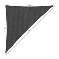 Shadow Comfort 90 Graden Driehoek 3x3x4,2m Carbon Black -Buitenparasols Winkel d0d1ca22849a414b86819e24e335c9fe