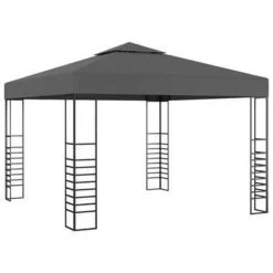 VidaXL Tuinpaviljoen 3x3 M Antraciet -Buitenparasols Winkel d2f34deb4bb94c158ed32945a661ecc3