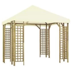 VidaXL Prieel 3x3 M Crèmewit 7 VidaXL Prieel 3x3 M Crèmewit -Buitenparasols Winkel f17b1cd8d5c843d1a2f32bf610e927ed