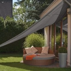HI Schaduwdoek/zonnescherm Driehoek - Waterdicht - Grijs - 5 X 5 X 5 M -Buitenparasols Winkel f6cf6d039a1040ceafa2b6cc39d5d3c7