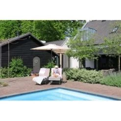 PimXL Luxe 8-ribs Parasol - Ø300cm - Ecru -Buitenparasols Winkel f9fba71377a64b3eb9cf397ee07a7121