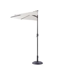 Beliani Halfronde Parasol GALATI - Beige Polyester 9 Beliani Halfronde Parasol GALATI - Beige Polyester -Buitenparasols Winkel fe8e98e0804d4b84bd7dde3403cc22f8